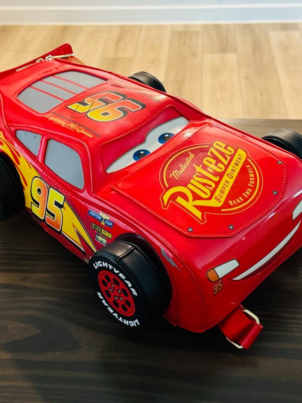 Loungefly Disney Parks Cars Lightning McQueen Mini Backpack Exclusive NWT